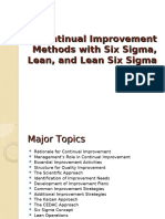 CHP 19 - Continual Improvement Method With Six Sigma, Lean, and Lean 6 Sigma