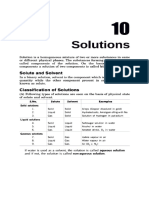 Solutions Chemistry