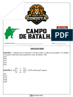 Simulado Espcex 13 - Tropa Do Conduta Militar