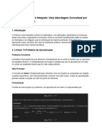 Limites, Derivadas e Integrais - Uma Abordagem Conceitual Por Meio de Problemas