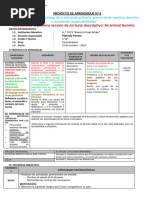 Comunicación - Escribimos Un Texto de Mi Animal Favorito