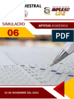 Simulacro Semestral Aptitud # (06)