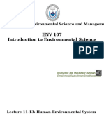 ENV - 107 - Lecture 11-13 - Human-Environmental System - MMR