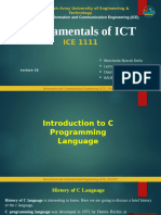 Introduction To C Programming