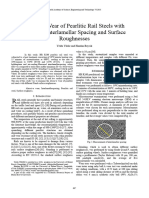 Abrasive Wear of Pearlitic Rail Steels With Different Interlamellar Spacing and Surface Roughnesses