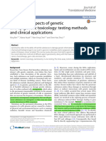 The Various Aspect of Genetic and Epigenetic Toxicology - Testing Methods and Clinical Applications