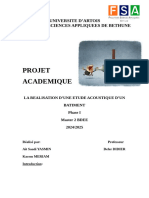 Projet Acoustique Phase 1