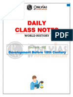 World History 02 - Daily Class Notes - UPSC Prahar (Hinglish)