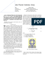 A Circular Fractal Antenna Array