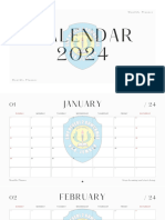 2024 Monthly Calendar