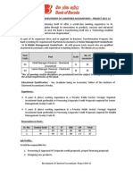 Recruitment of Chartered Accountants-Project 2011-12