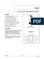 TL074 Datasheet Op - Amp