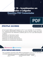 CPC 18 (Questões FGV)