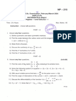 12 Algebra 1 Calculus 1 Feb Mar 2024