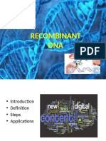 Recombinant DNA