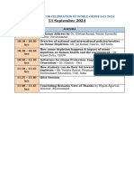 Ozone Day Agenda