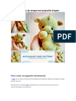 Amigurumi Little Dragon Free Pattern - En.es