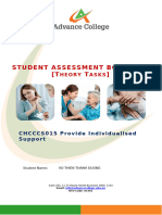 CHCCCS015 Provide Individualised Support SAB v3.2 THEORY