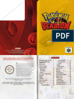 Pokemon Stadium Manual