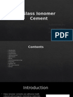 Glass Ionomer Cement