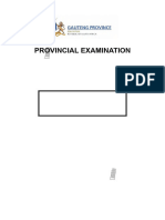 GP Physical Sciences Grade 11 November 2023 P2 and Memo