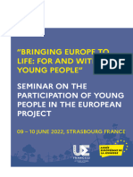 Rapport Seminaire Jeunes Projet Europeen