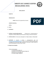 Regulamento Do I Torneio Aberto de Xadrez de Brazlândia 2024