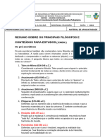 Resumo Sobre Os Principais Filósofos E Conteúdos para Estudos