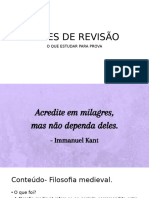 Slides de Revisão: O Que Estudar para Prova