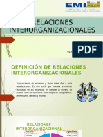 3.4 Relaciones Inter-Organizacionales