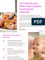 100 Receitas para Bebes Guia Completo Da Introducao Alimentar