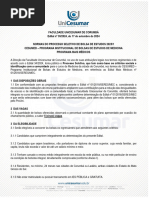 CMA Edital 35.2024 Vestibular Vera - o 2025 MEDICINA CORUMBA - Bolsas Sociais