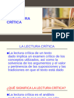 Lectura Crítica