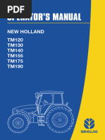 Operator'S Manual: New Holland TM120 TM130 TM140 TM155 TM175 TM190