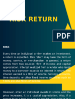 Risk and Return