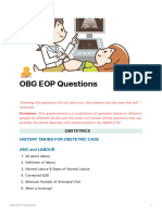 OBG EOP Questions