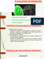 Controle de Qualidade de Produção