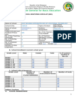 Eb Monitoring Checklist