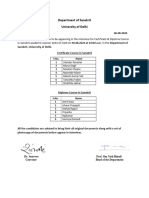 Interview list-II