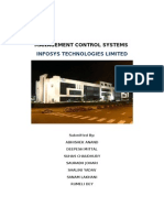 Management Control Systems - Infosys