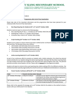 Letter To Parents (Post-Examination Activities) (Sec 1)