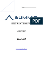 (IELTS Intensive) Writing Week 2 - Student - S Handout - Updated Aug 2022