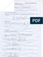 Lesson 1 Review of Derivatives