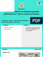 Situações-Problema Envolvendo Equações Polinomiais Do 1º Grau e o Plano Cartesiano