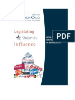 REPORT: Legislating Under The Influence - How Corporations Write State Laws in Minnesota