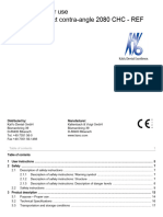 Instructions For Use Intracompact Contra-Angle 2080 CHC - Ref 1.003.7710