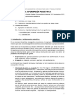 La Información Asimétrica - Tema 8 - 2018 - Cas - Modif en 2022