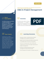 MBA in Project Management