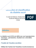 9 Définition Et Classification Du Diabete Sucré