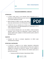 Resumo Aula 3 - Avaliação Diagnóstica - SCID-5-CV